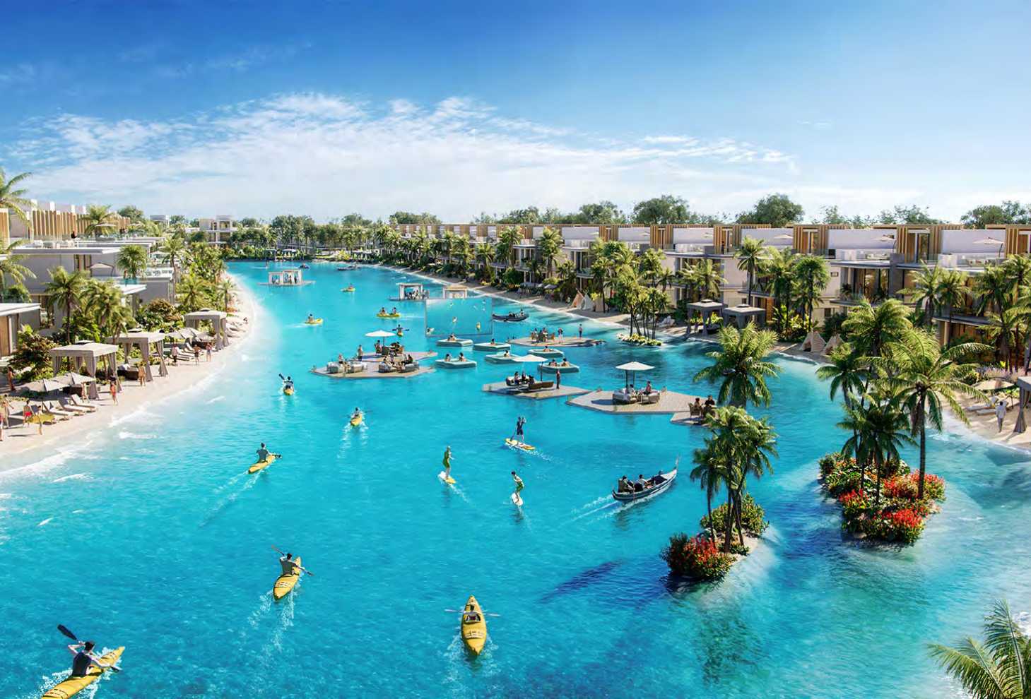 Luxury townhouses and villas at DAMAC ISLANDS with tropical-inspired amenities